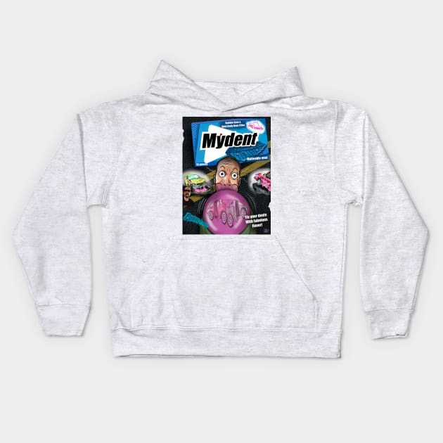 Pukey  products 26 Mydent Gum Kids Hoodie by Popoffthepage